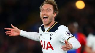 Kungo wa kati wa Tottenham Christian Ericksen