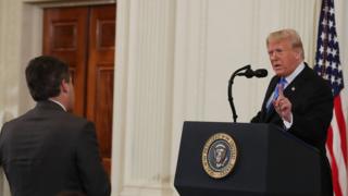 Трамп и Акоста