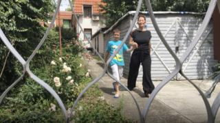 Slavica Obradović sa sinom