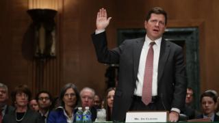 SEC Chair Jay Clayton during a confirmation hearing this spring