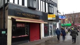 empty Rotherham shops