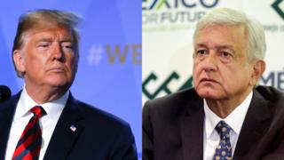   Andrés Manuel López Obrador and Donald Trump 