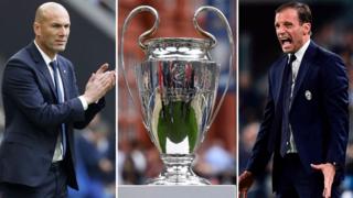 Zinedine Zidane iyo Massimiliano Allegri