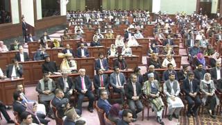 پارلمان جدید افغانستان با تاخیری ۴ ساله راه افتاد
