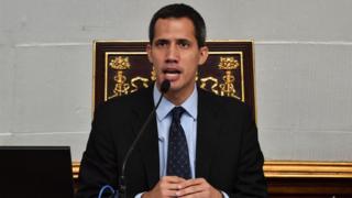 Bwana Guaidó w'imyaka 35 y'amavuko, mu cyumweru gishize yitangaje nka Perezida w'agateganyo wa Venezuela