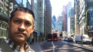 Iderval Silva em Londres