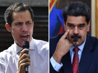 Juan Guaido dan Nicolas Maduro