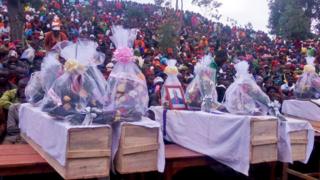 The funeral service