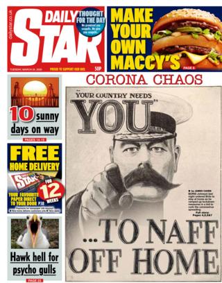 Newspaper headlines: UK 'under house arrest' as coronavirus measures
