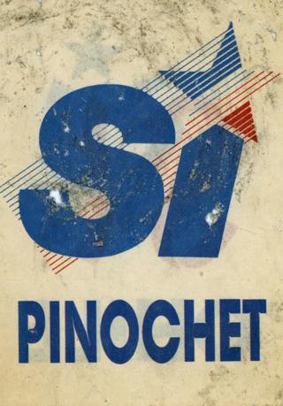Panfleto del plebiscito en Chile