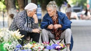 Senior citizens in Russia