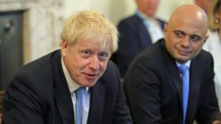 Boris Johnson and Sajid Javid