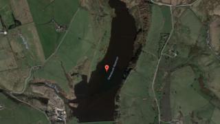 Greenbooth Reservoir satellite image