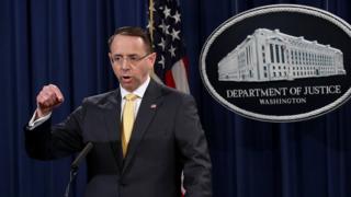 Заместитель генерального прокурора США Род Розенштайн