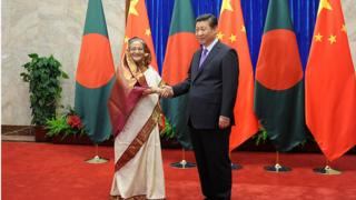বাংলাদেশের প্রধানমন্ত্রী এবং চীনের প্রেসিডেন্ট (ফাইল ছবি)