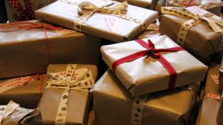 Pile of parcels