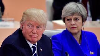 Donald Trump and Theresa May