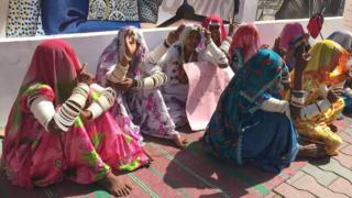 تھر کی خواتین کا احتجاج