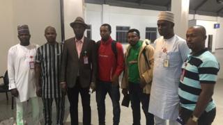 Di two Nigerian students as dem land for Bosnia