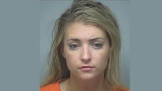 Lauren Cutshaw, que foi presa nos EUA e argumentou que deveria ser liberada por ser branca e ter sido líder de torcida