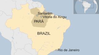 Map of Brazil