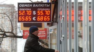 Табло с курсом валют