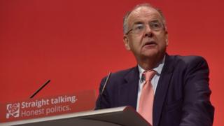 Lord Falconer, Shadow Secretary of State for Justice and Shadow Lord Chancellor, makes a speech at the Labour Party Conference