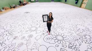 World records: The world's largest drawing and other amazing feats