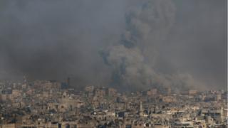 الهجمات على حلب
