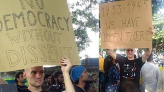 திருத்தப்பட்ட குடியுரிமை சட்ட போராட்டம் ஜெர்மன் மாணவர் கூறியது என்ன?