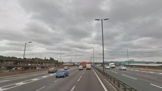 M6 south of Spaghetti Junction