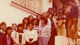 Primeira de formados no curso de Ciência da Computação do IME, em 1974