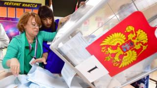 Подсчет голосов во Владивостоке (8 сентября)