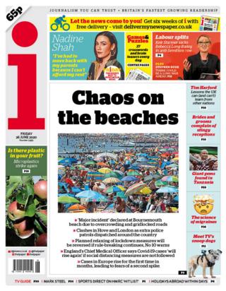 The i front page 26.06.20