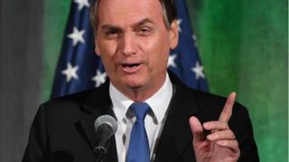Bolsonaro na Câmara de Comércio dos Estados Unidos