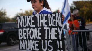 Nükleer anlaşma protestosu