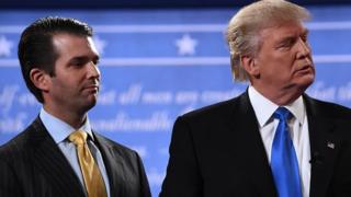 Trump y su hijo