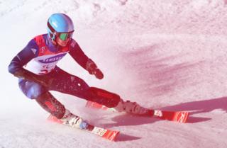 James Whitley of Great Britain competes in the Men's Slalom Run