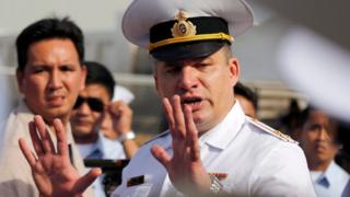 俄羅斯海軍太平洋艦隊的副司令米哈伊洛夫
