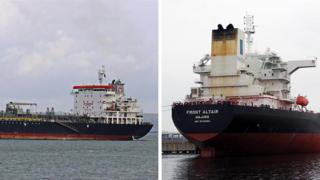 El Kokuka Courageous y el Front Altair.