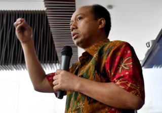 Juru bicara BNPB, Sutopo Purwo Nugroho
