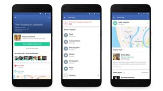Скриншот страницы Community Help Facebook