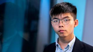 Joshua Wong đã đến Mỹ