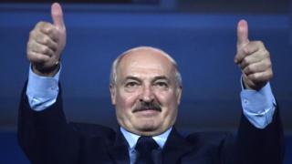 Лукашенко на закрытии Европейских игр