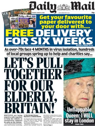Daily Mail 16 March