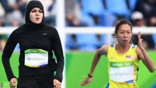 Kariman Abuljadayel (kushoto)