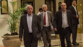 Une délégation du Hamas en négociation en Egypte en 2014 (illustration)