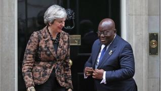 Ààrẹ Akufo-Addo àti Theresa May