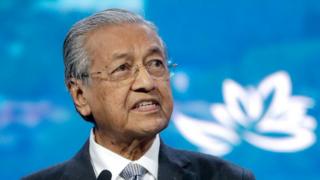 Malaysian Prime Minister Mahathir Mohamad