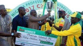 Karon farko da Plateau United ta ci kofin Firimiyar Nigeria, Mighty Jets ta taba dauka a 1972